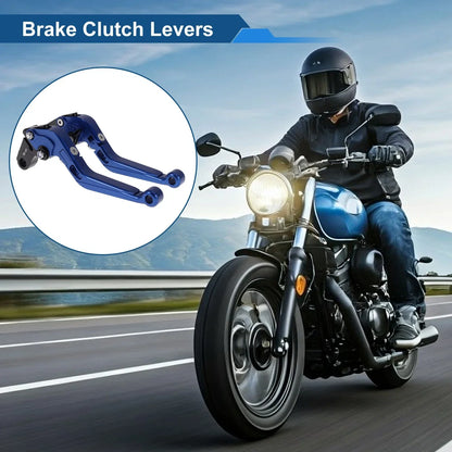 Adjustable Brake Clutch Levers for Honda X11 1999-2002 - Solid Blue (1999-2002)
