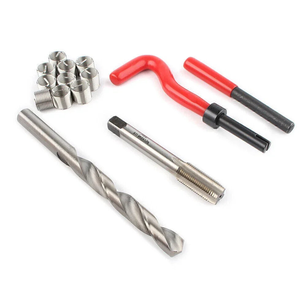 M12x1.25 Thread Repair Tool Insert Kit for Helicoil (15pc)