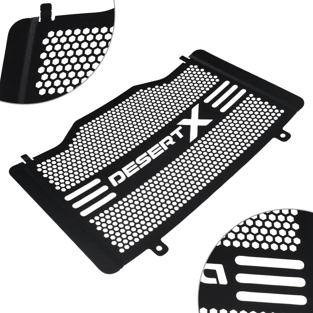 Black Radiator Grille Guard Cover for Ducati Desert X (2022-2023)