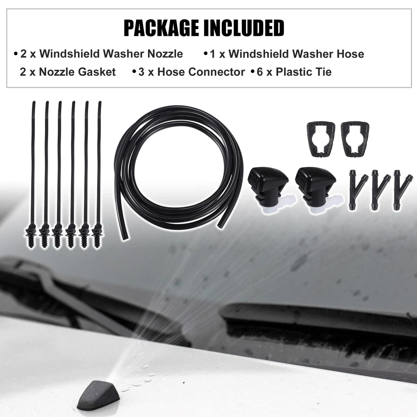 Windshield Washer Nozzle Set for Dodge Durango (2011-2023)