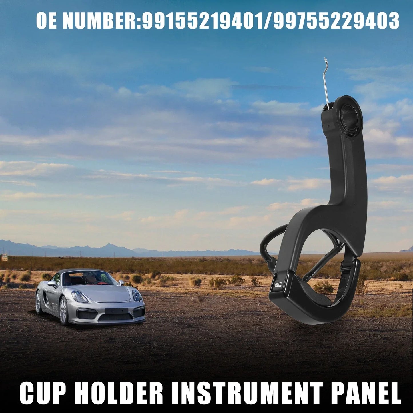 Cup Holder for Porsche Boxster (2013-2020) - Practical Left Drink Holder
