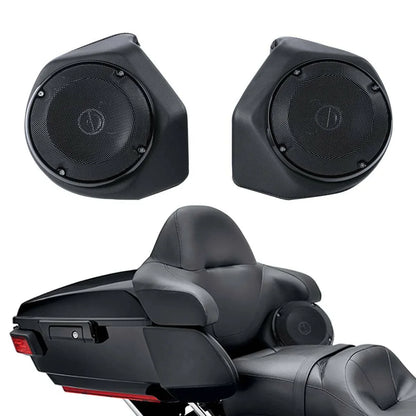 Black King Trunk Speakers for Harley Touring Street Electra Glide (2014-2025)