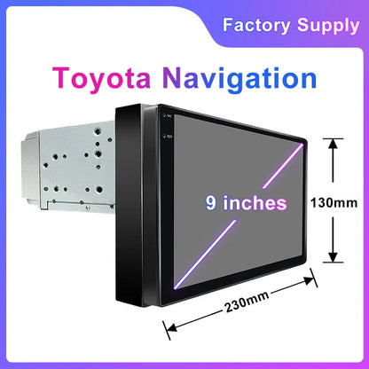 9" Wireless CarPlay Android Auto Head Unit for Toyota Hiace (2019-2024)