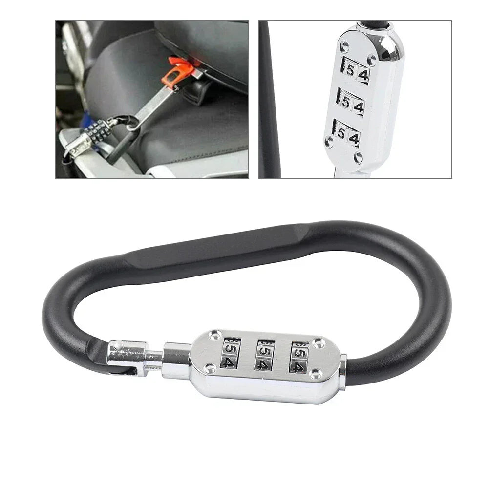 Universal Motorcycle Helmet Lock Buckle Anti-theft Fastener for Harley