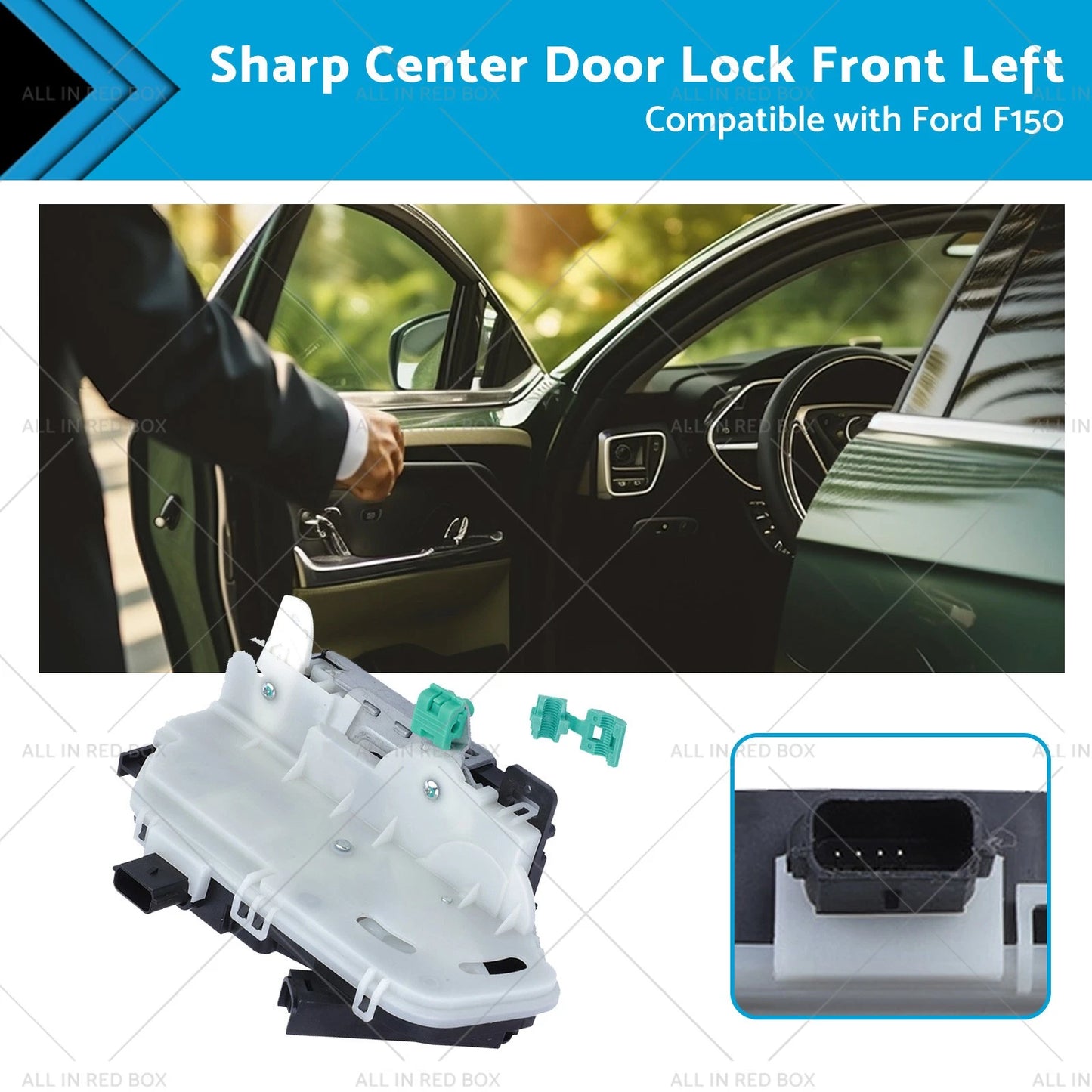 Sharp Center Door Lock Front Left for Ford F150 (2009-2014)