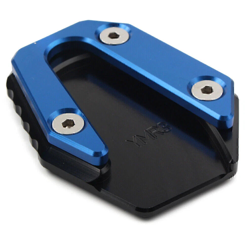 Blue Side Stand Kickstand Plate for Yamaha YZFR25 YZFR3 MT-25 MT-03 (2015-2023)