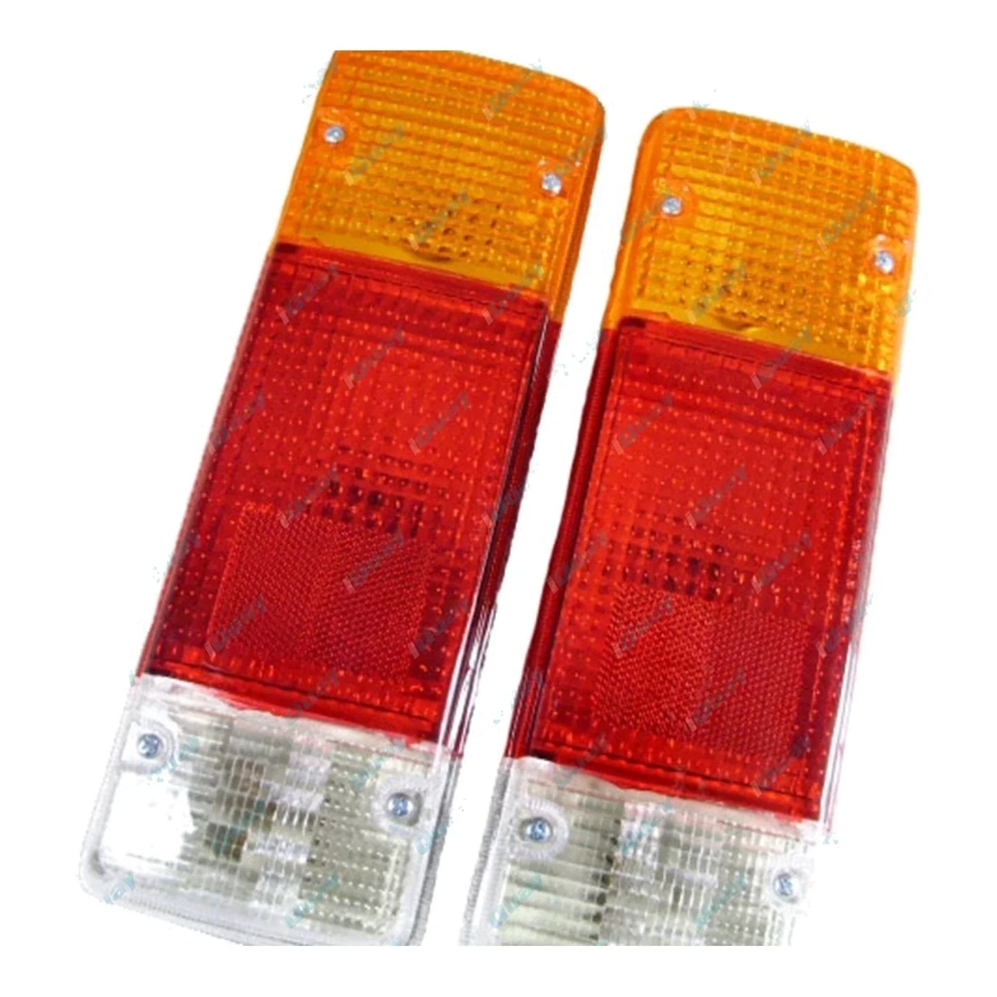 Trayback Ute Tail Lights 2 x Round for Toyota Landcruiser 70 75 78 85 (2016)
