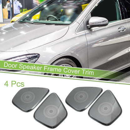 4pcs Speaker Frame Cover Trim for Mercedes Benz A B Class (2012-2023)