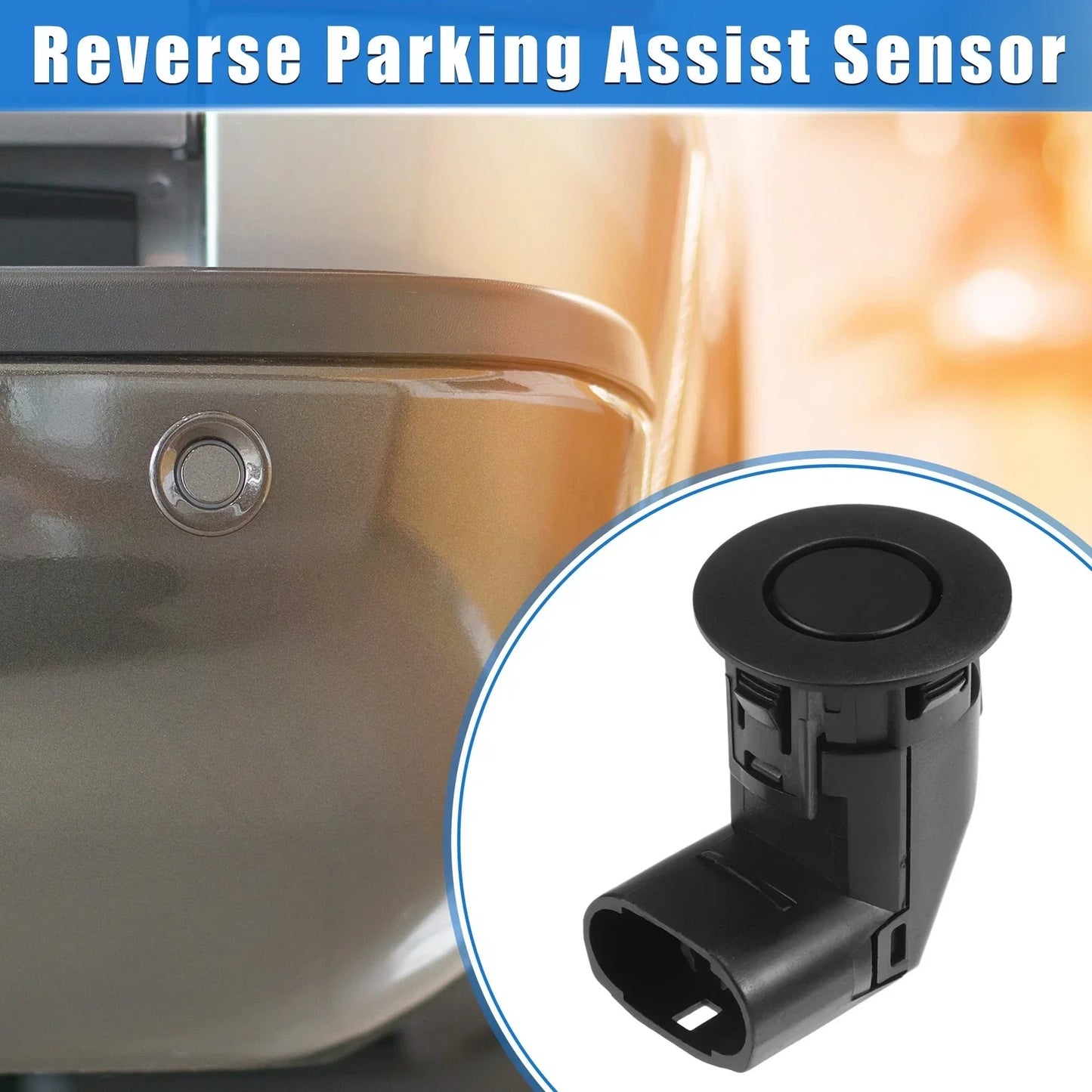 Reverse Parking Assist Sensor for Honda City T9N (2014-2019) ABS Black