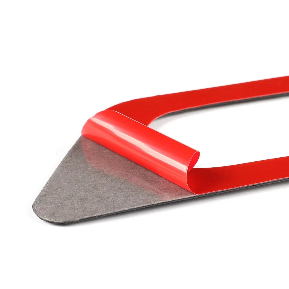 Carbon Red Gear Shift Panel Cover Trim for Volkswagen Passat B5 (2001-2005) Pair