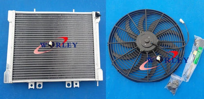 Aluminum Radiator + Fan for Polaris Sportsman 700 (2002-2004)