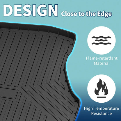 Flat Face Cargo Liner Rear Trunk Mat for Honda Civic (2011-2015) 1 x TPE