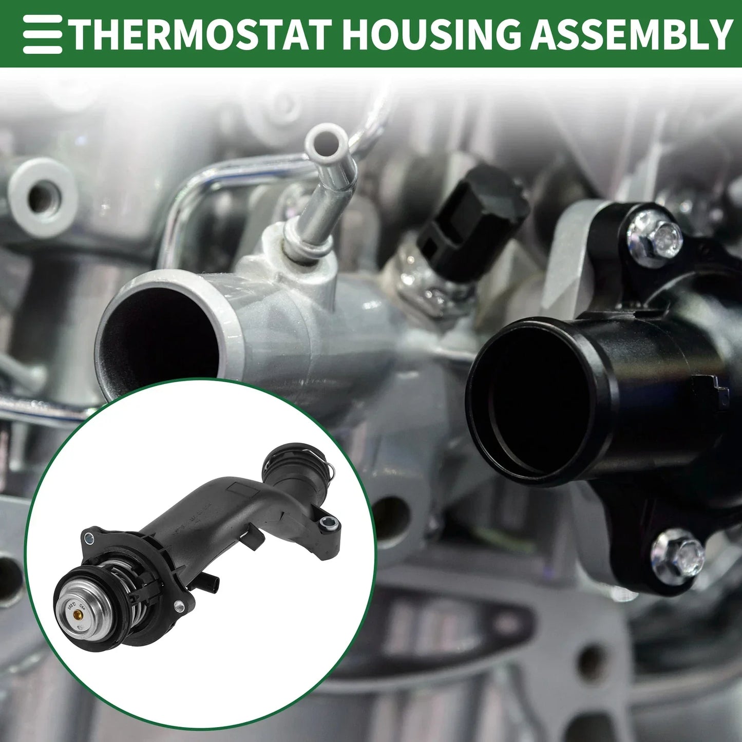 Engine Coolant Thermostat Housing for Mercedes Benz AMG G63 (2013-2018)