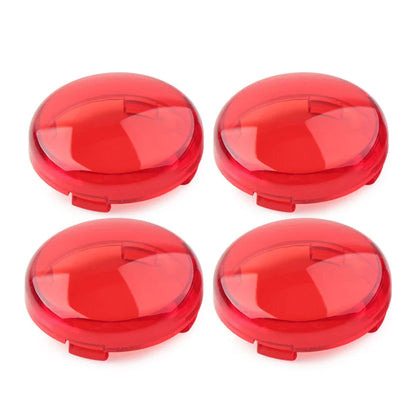 4 x Turn Signal Lens Light Covers for Harley Touring Softail Dyna