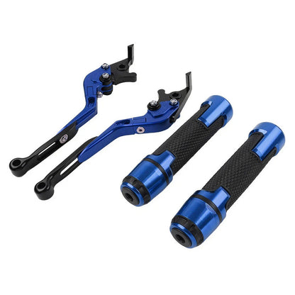 Blue Extendable Brake Clutch Levers Grip Set for Honda ADV150 (2019-2020)