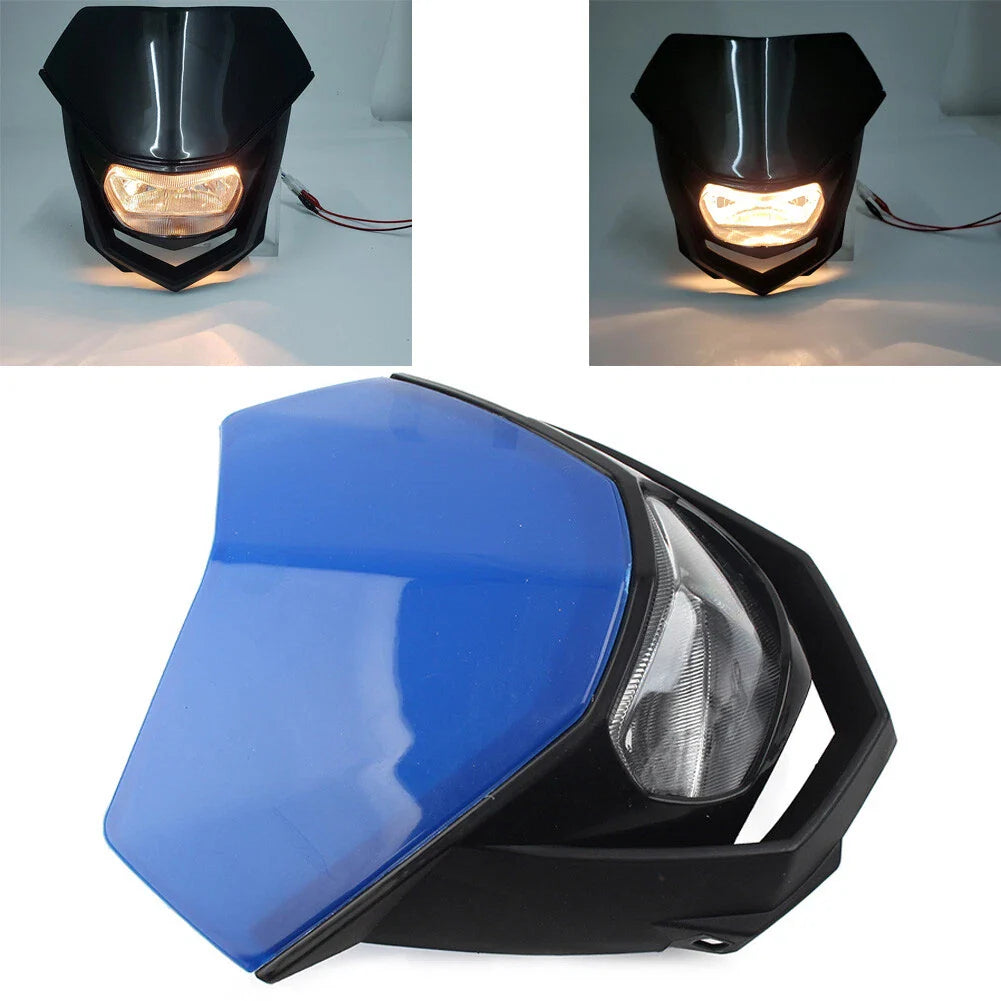 Headlight Fairing for Supermoto Dirt Bike - Blue