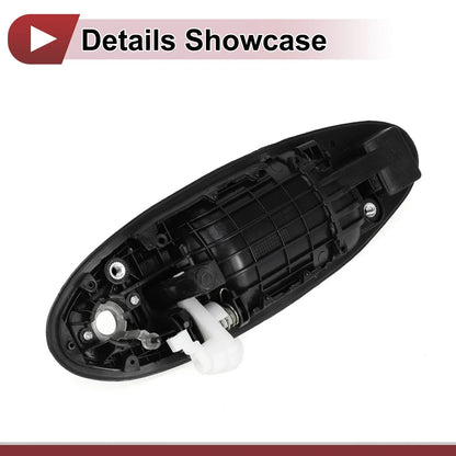 Exterior Door Handle for Hyundai Sonata Front Right Black ABS (2011-2014)