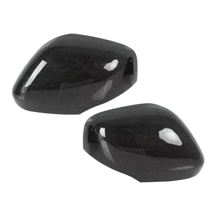ABS Carbon Fiber Rear View Mirror Cover Trim for Nissan Armada (2017-2023)