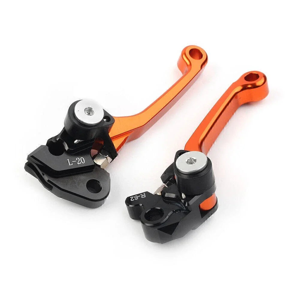 Brake Clutch Levers for Suzuki RMZ450 (2005-2022) - Orange