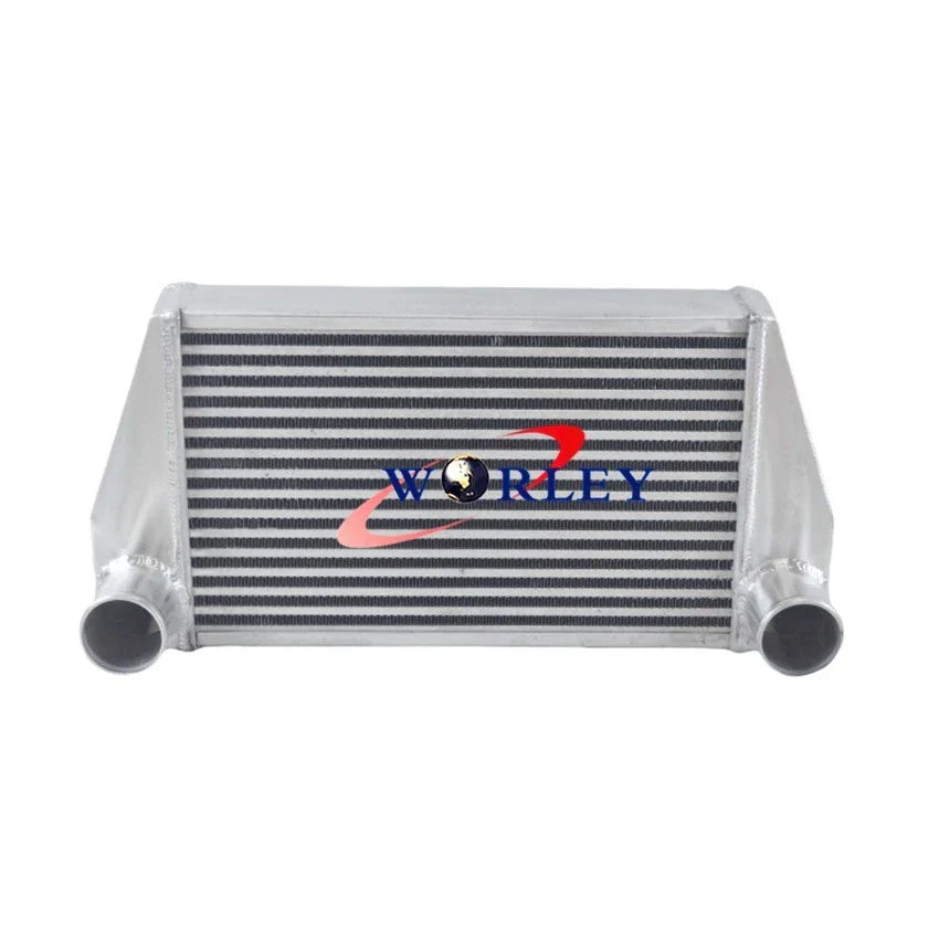 Universal V Mount Turbo Intercooler FMIC 25x12x3.5 2.75" Inlet Outlet