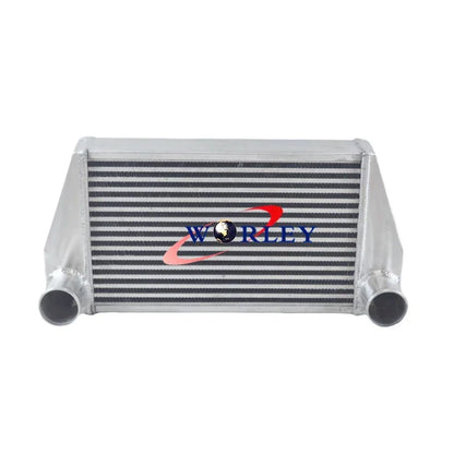 Universal V Mount Turbo Intercooler FMIC 25x12x3.5 2.75" Inlet Outlet