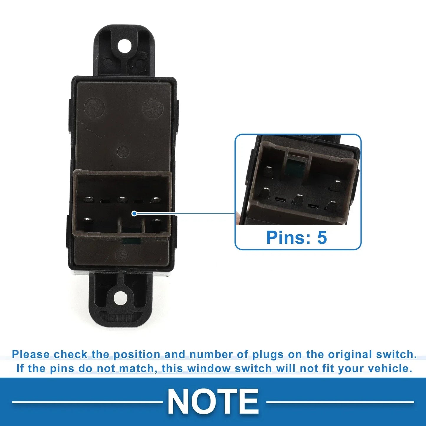 Power Window Switch for Hyundai Accent (2010-2014)