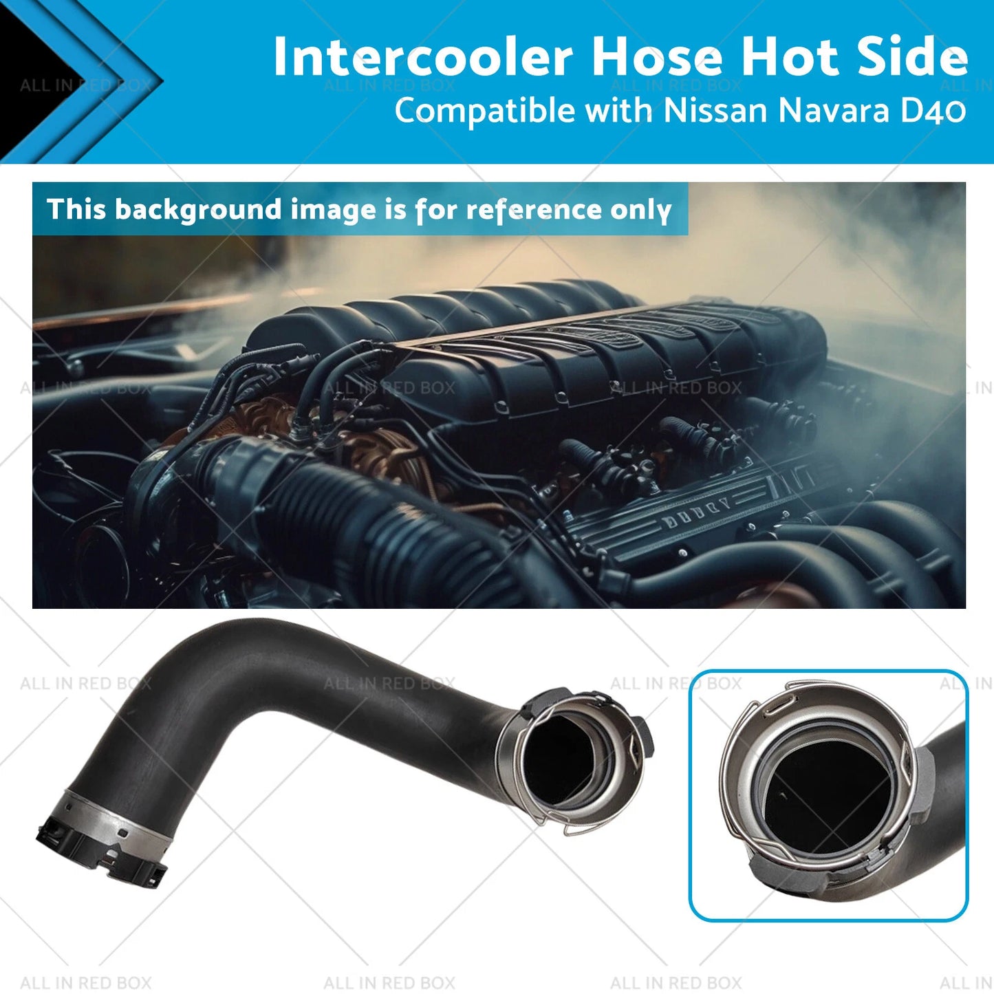 Intercooler Hose Hot Side for Nissan Navara D40, Pathfinder R51 (2005-2015)