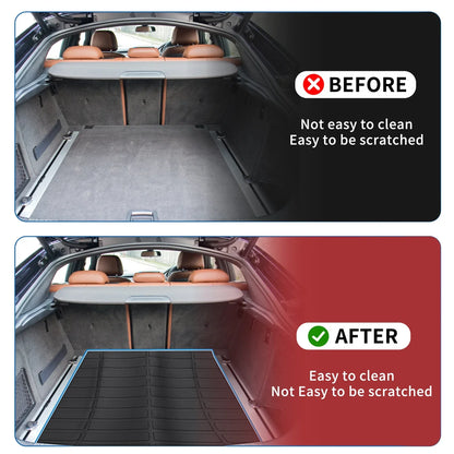Cargo Liner Rear Trunk Mat for Mercedes Benz GLC 2016-2022 Long Grid Pattern