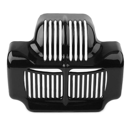Black Stock Oil Cooler Cover for Harley Touring Electra Road Street Glide (11-15)
