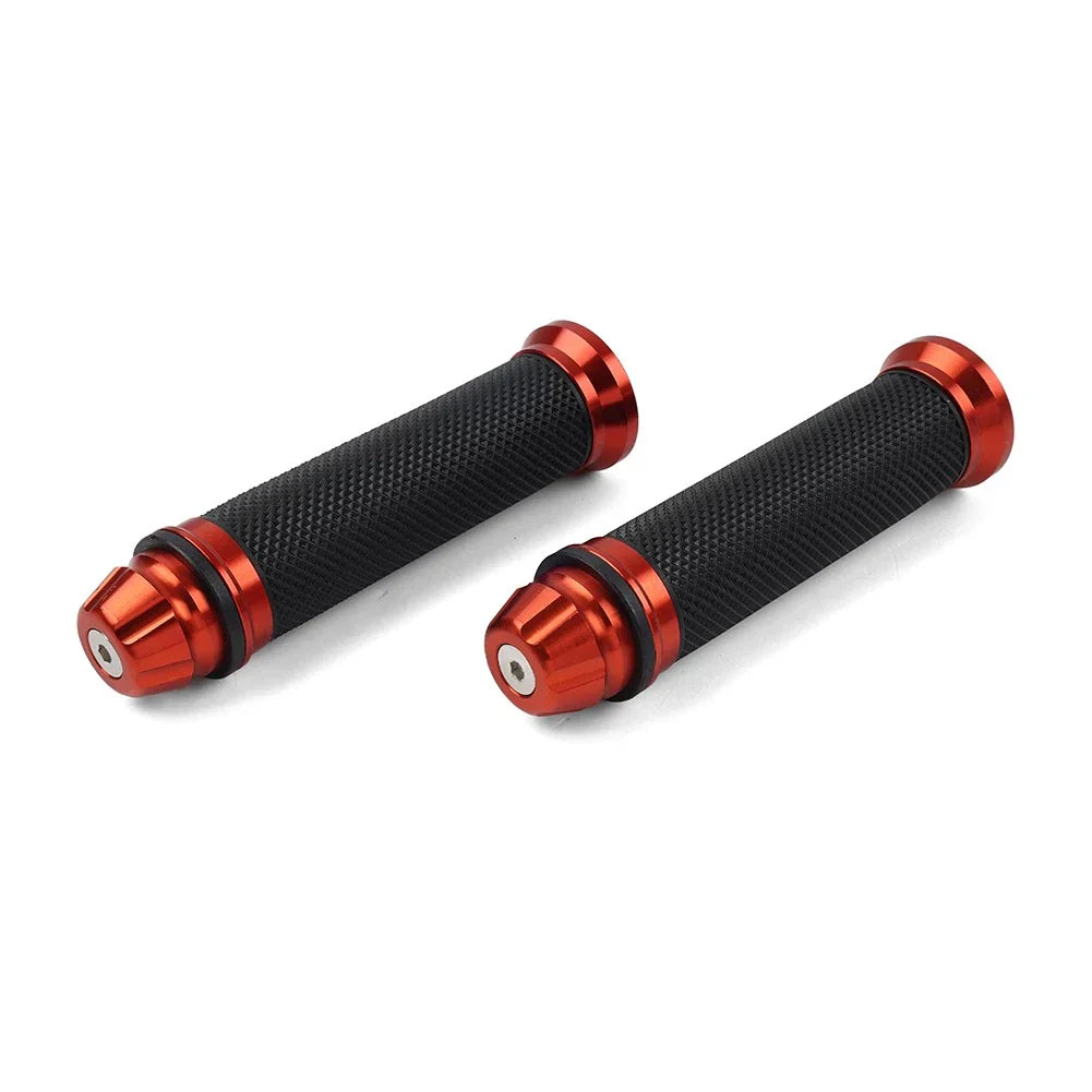 7/8" Hand Grips for Yamaha, Honda, Suzuki - Red & Black