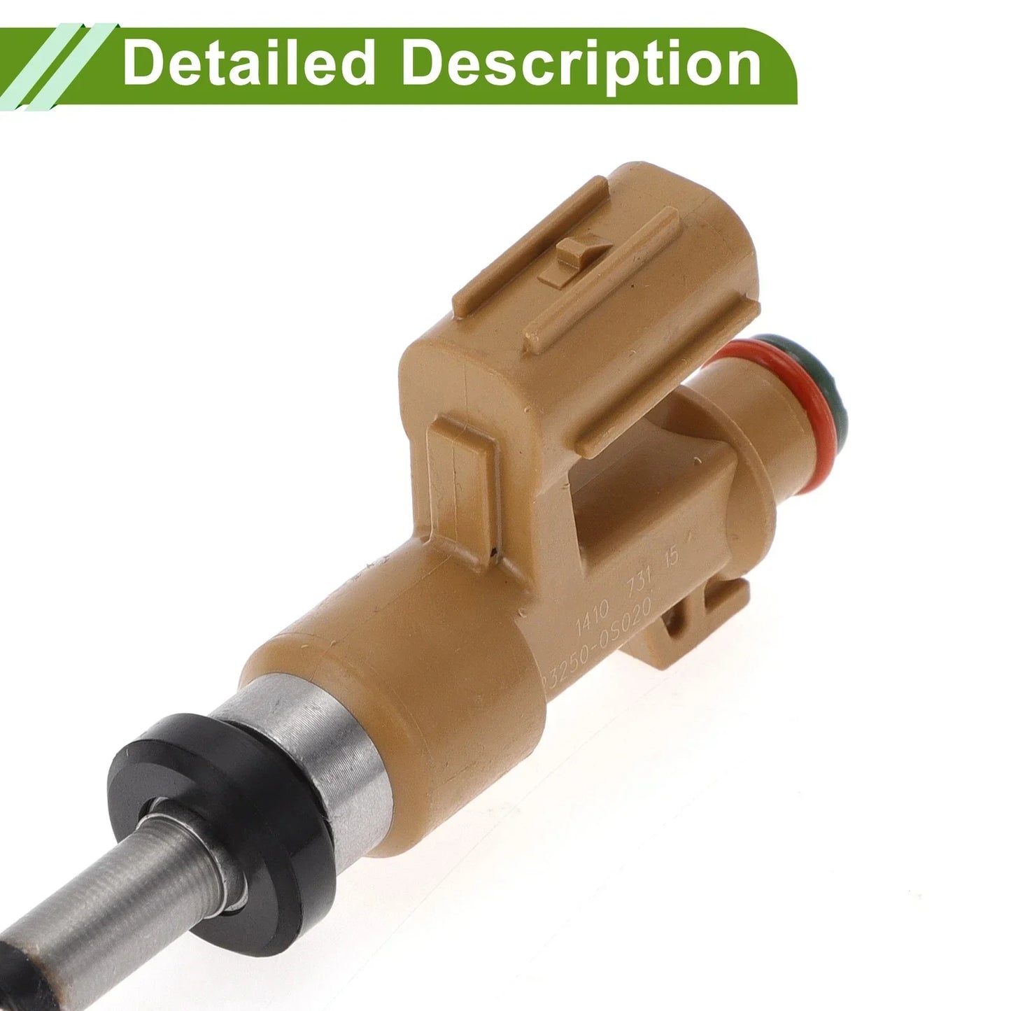 Fuel Injector for Lexus GX460 (2010-2012) - 1 x Brown Silver Tone
