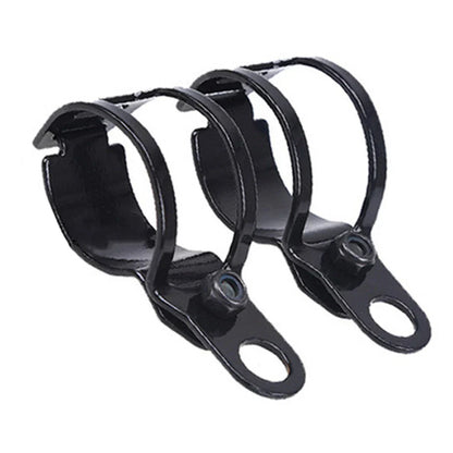 Fork Ear Clamp Turn Signal Light Mount Bracket for Harley Chopper Black