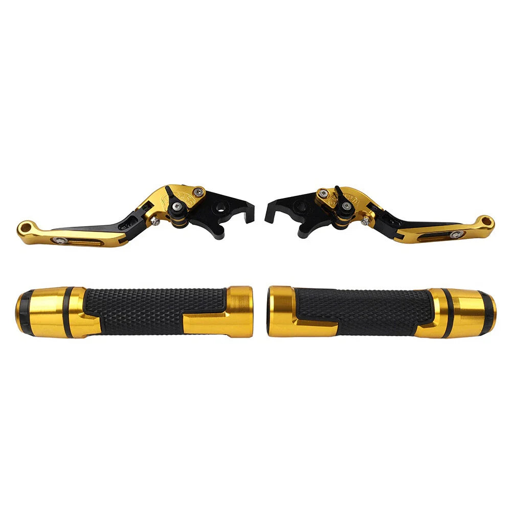 Gold Extendable Brake Clutch Levers for Honda CBR125R CBR150R (2004-2016)