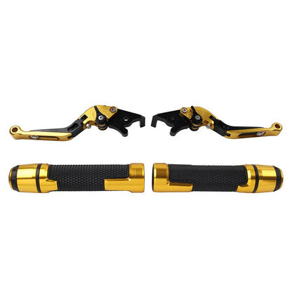 Gold Extendable Brake Clutch Levers for Honda CBR125R CBR150R (2004-2016)