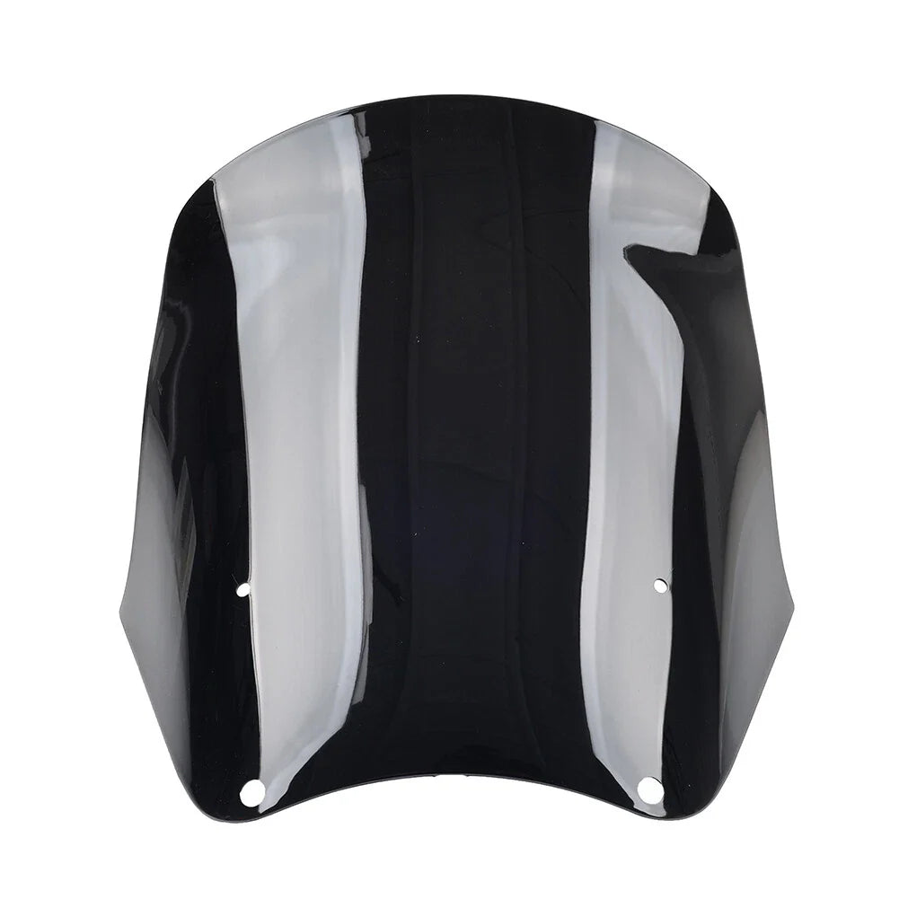15" Black Windshield for Harley Dyna Low Rider Fat Street Bob (2006-2017)