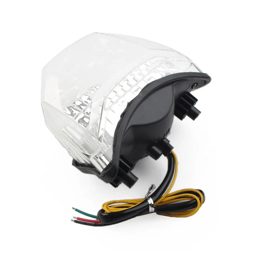LED Rear Taillights Clear Turn Signal Assembly for Yamaha FZ600 FZ6 FAZER (04-09)