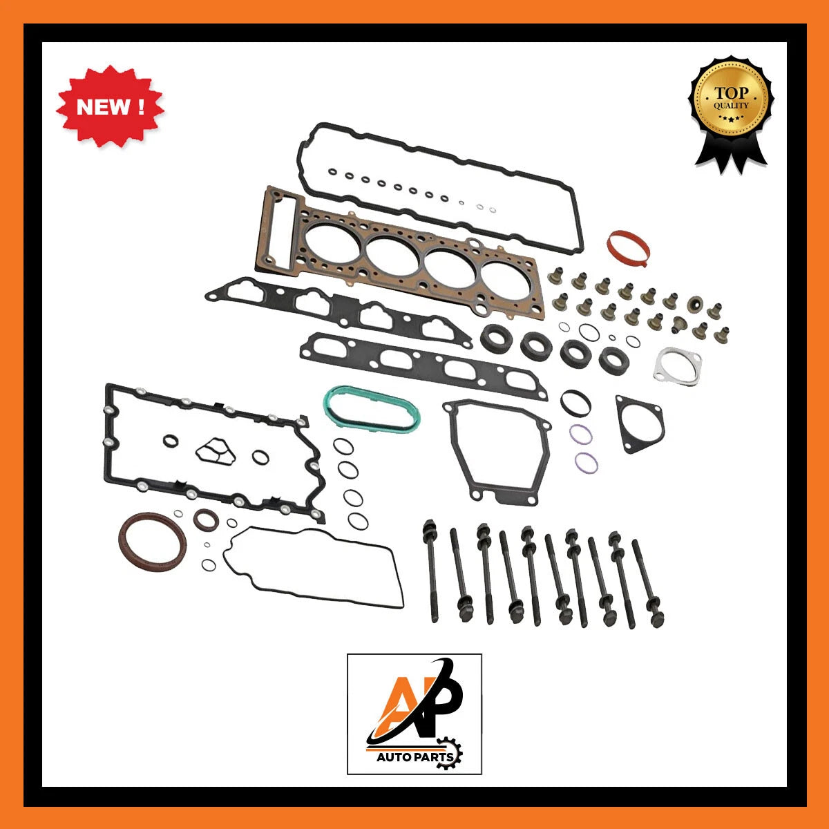 Engine Gasket Set with Bolts 0.65mm for MINI Cooper S JCW R52 R53 (2001–2006)