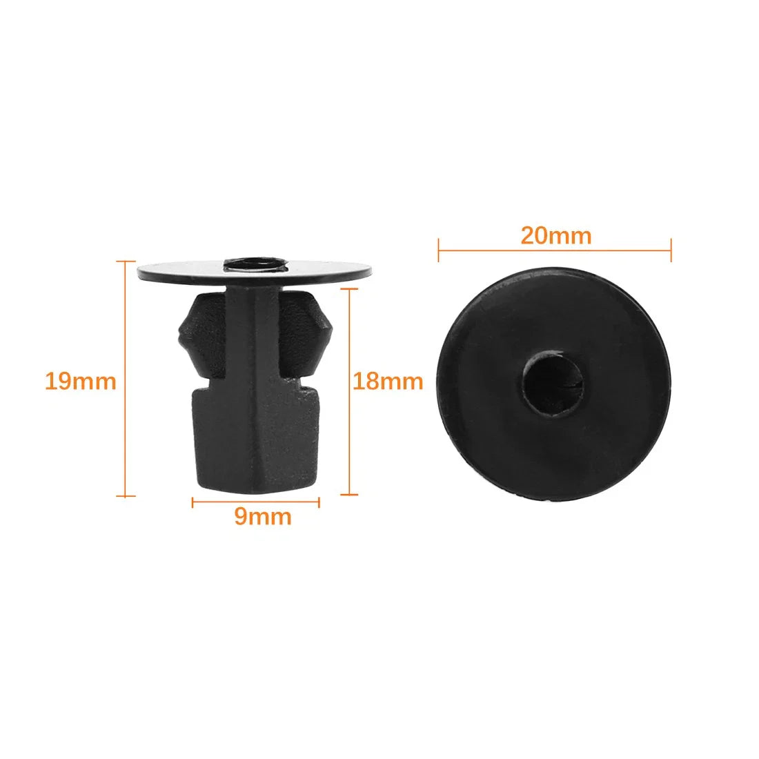 40 x Plastic Rivet Bumper Fasteners for Toyota Lexus (2000-2023)