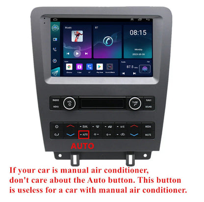 9" Carplay Stereo Radio GPS Navigation Head Unit for 2010-2014 Ford Mustang