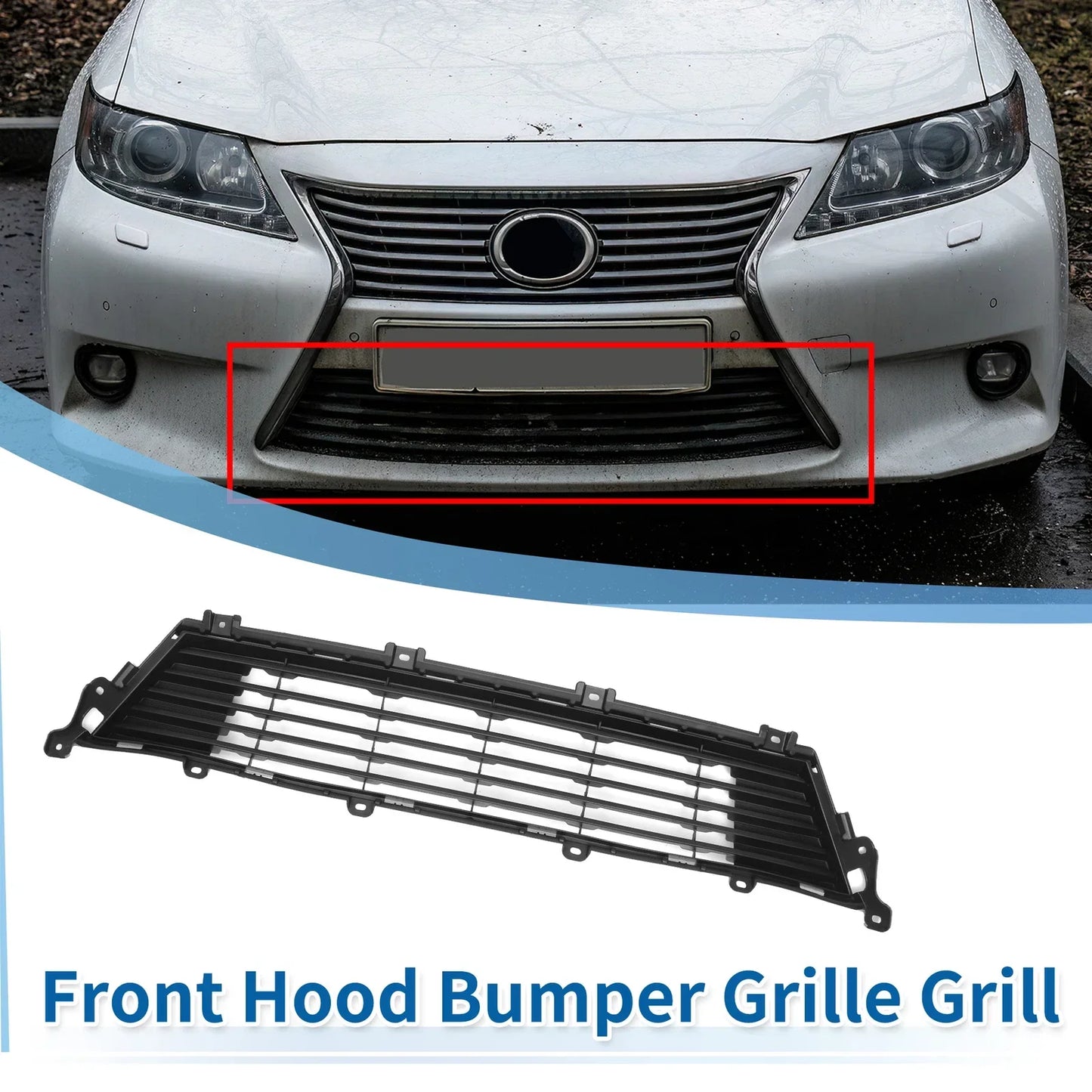 Front Lower Bumper Grille for Lexus ES 350 (2013-2015)