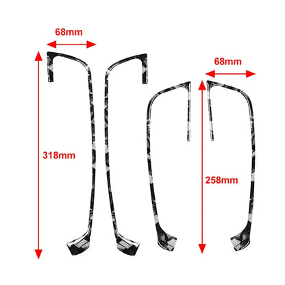 4 x Door Window Lift Switch Panel Cover Trim for Audi A3 S3 RS3 (2013-2020)