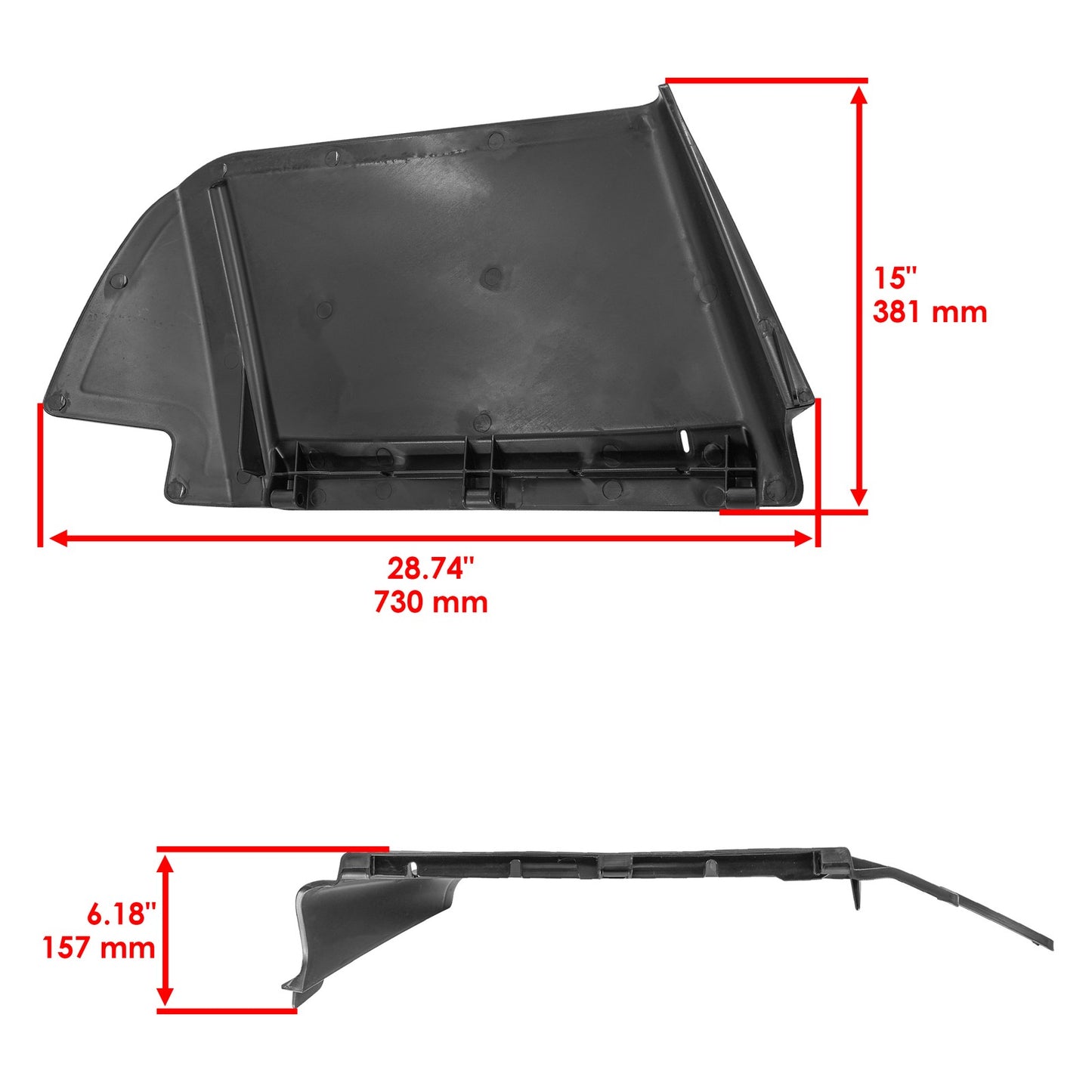 Deck Discharge Chute Replacement for John Deere 3120 3320 3520 3720 (2003–2018)