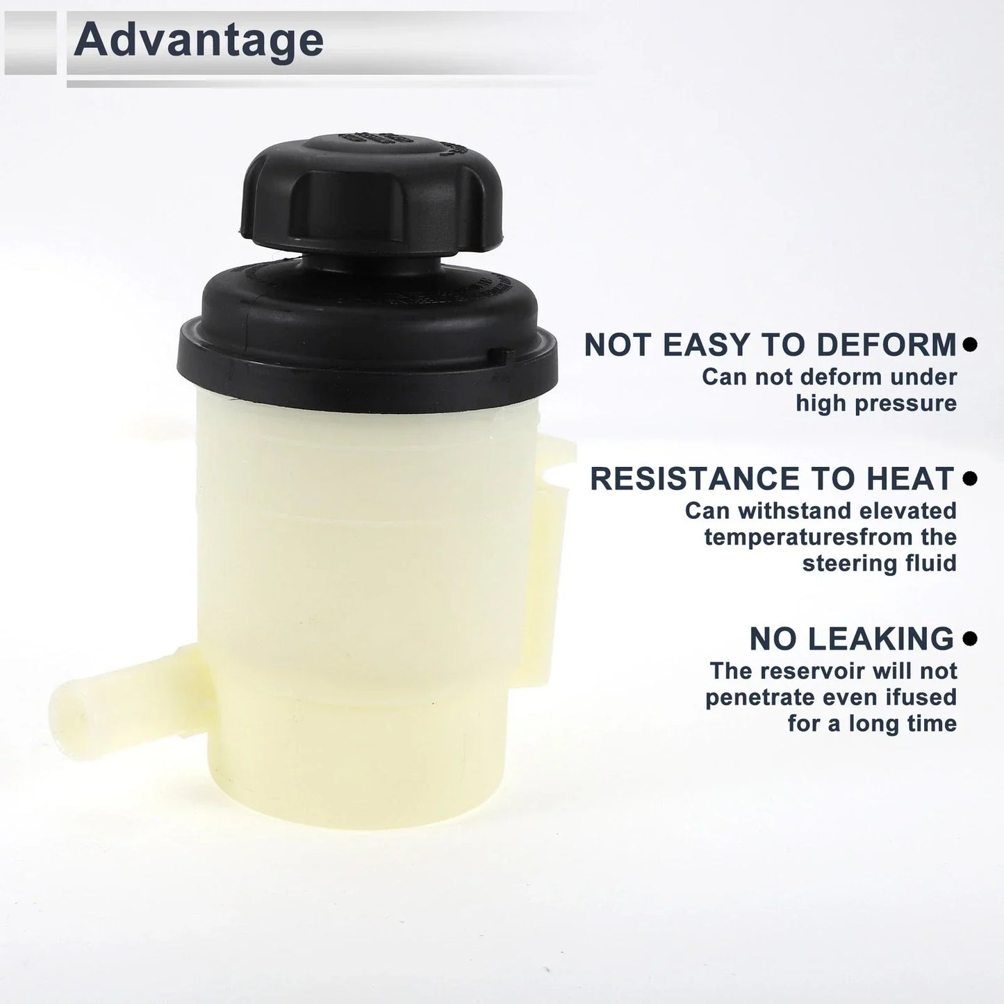 Power Steering Reservoir for Hyundai Sonata (2006-2010) 1 x Beige Cover