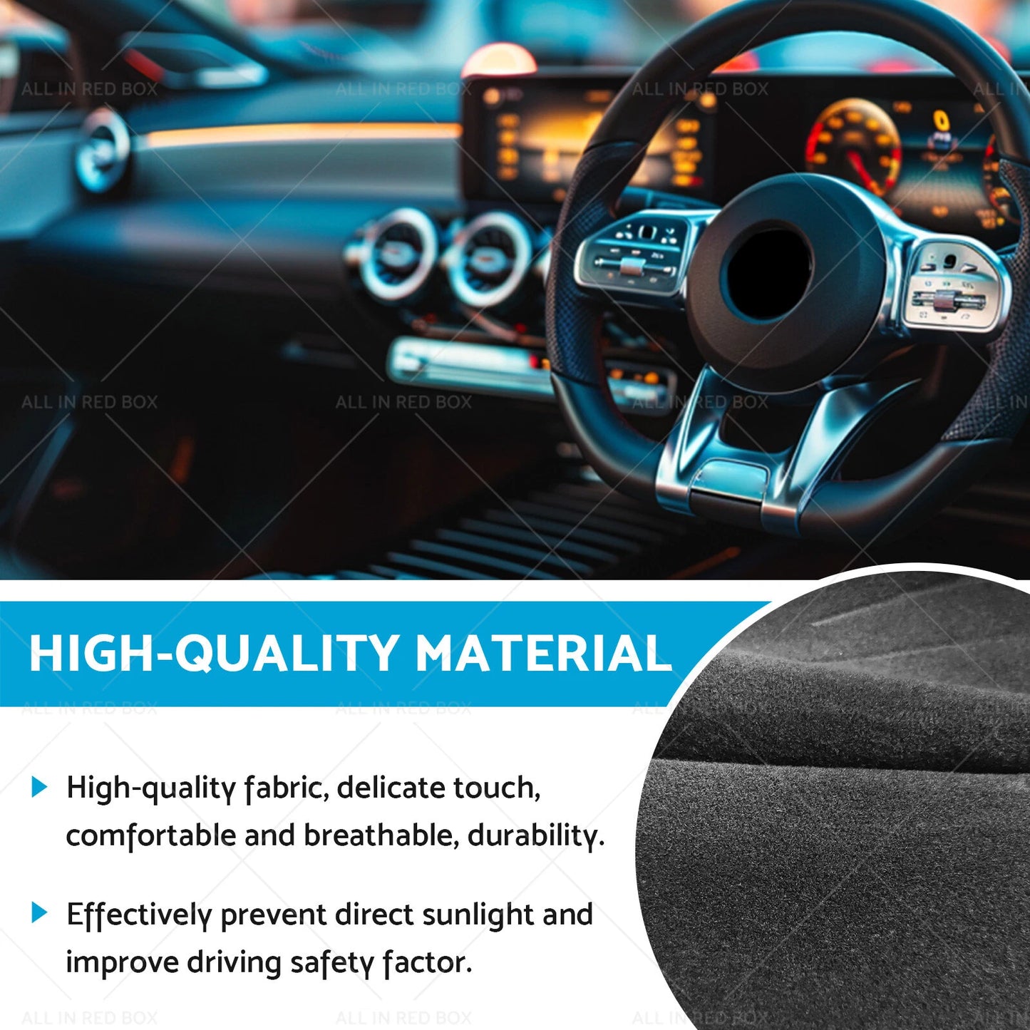 Dash Mat Cover for Mercedes CLA-Class C117 X117 (2013-2019)