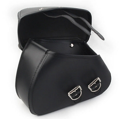 PU Leather Saddle Bags for Harley Sportster Dyna Motorcycle