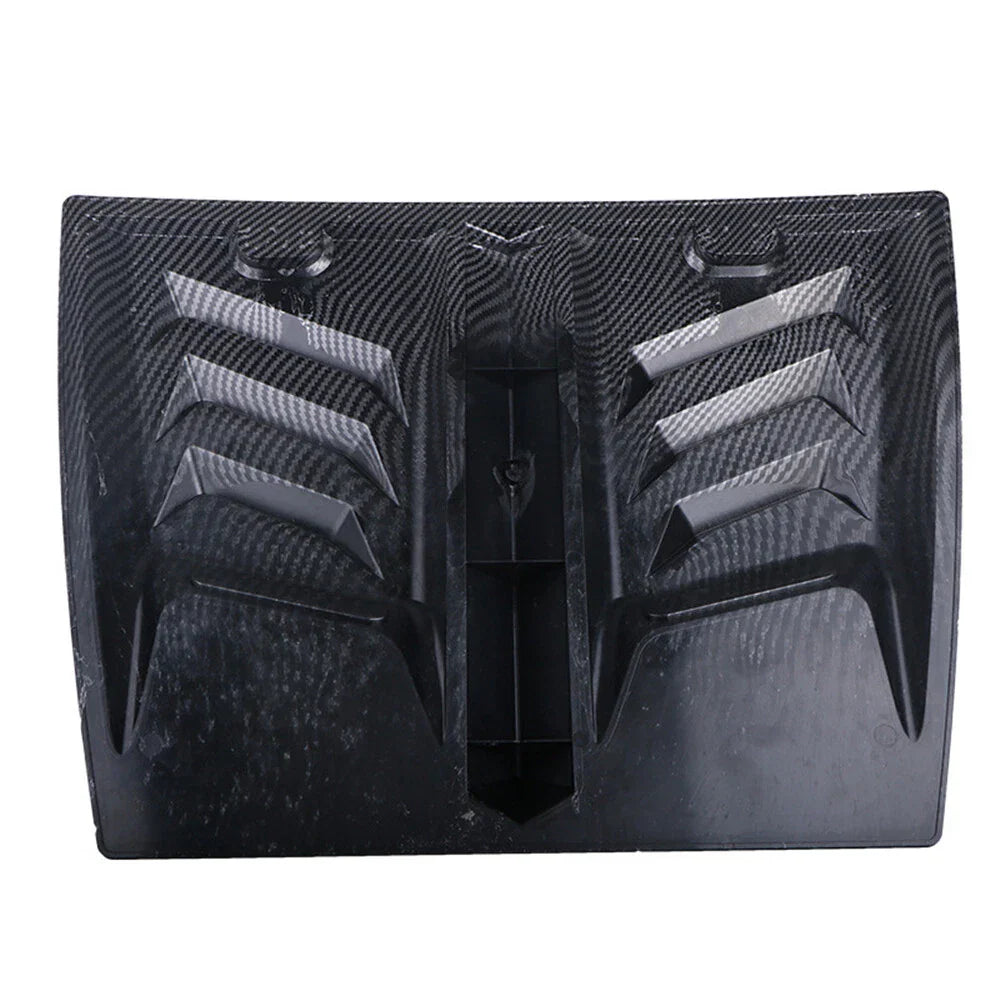 Carbon Fiber Look Hood Vent Scoop Cover