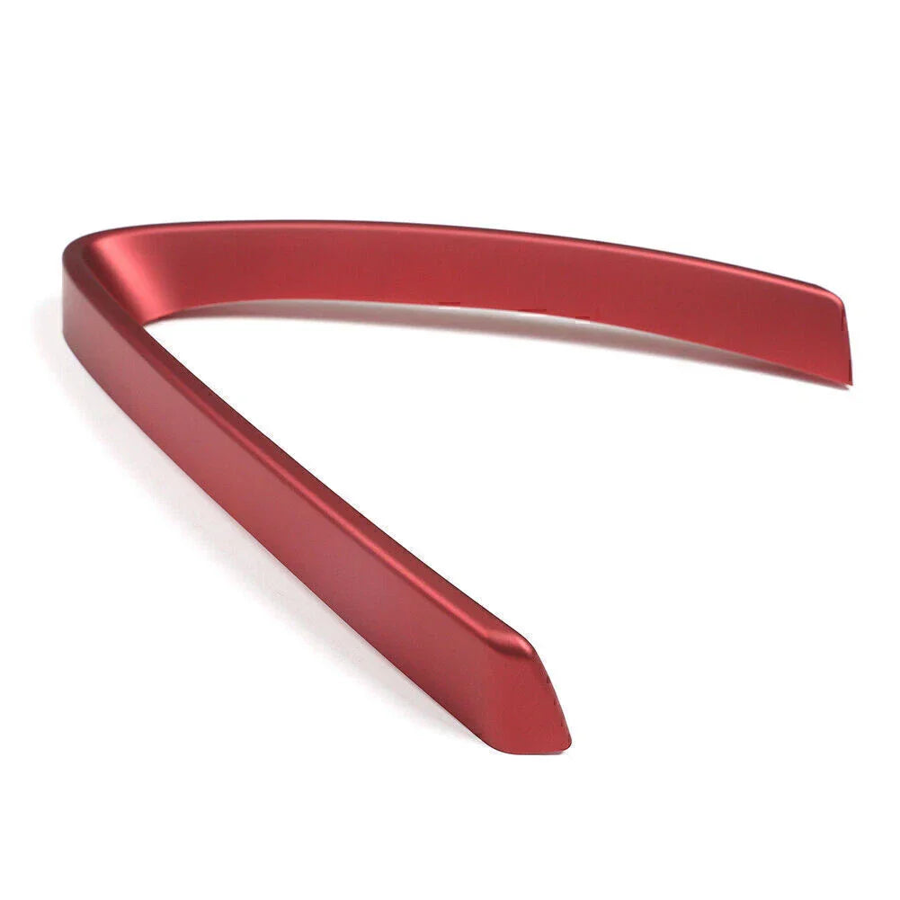 Red Front Bumper Grille Trim Cover for Alfa Romeo Stelvio (2017-2021)
