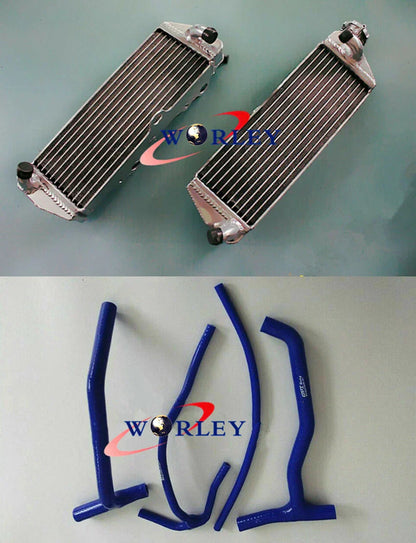 Aluminum Radiator + Black Hose for HUSQVARNA TE610 TE570 TE410 (1993-2003)