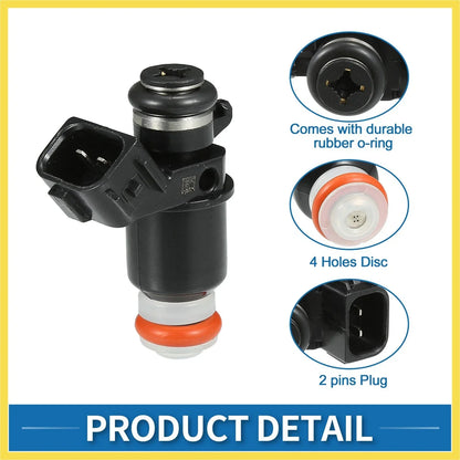 Fuel Injector for Honda Civic 2001-2005 DX, LX 1.7L - 4 x Black Injectors