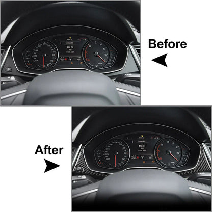 Carbon Fiber Dashboard Trim Cover for Audi Q5 SQ5 (2018-2022)